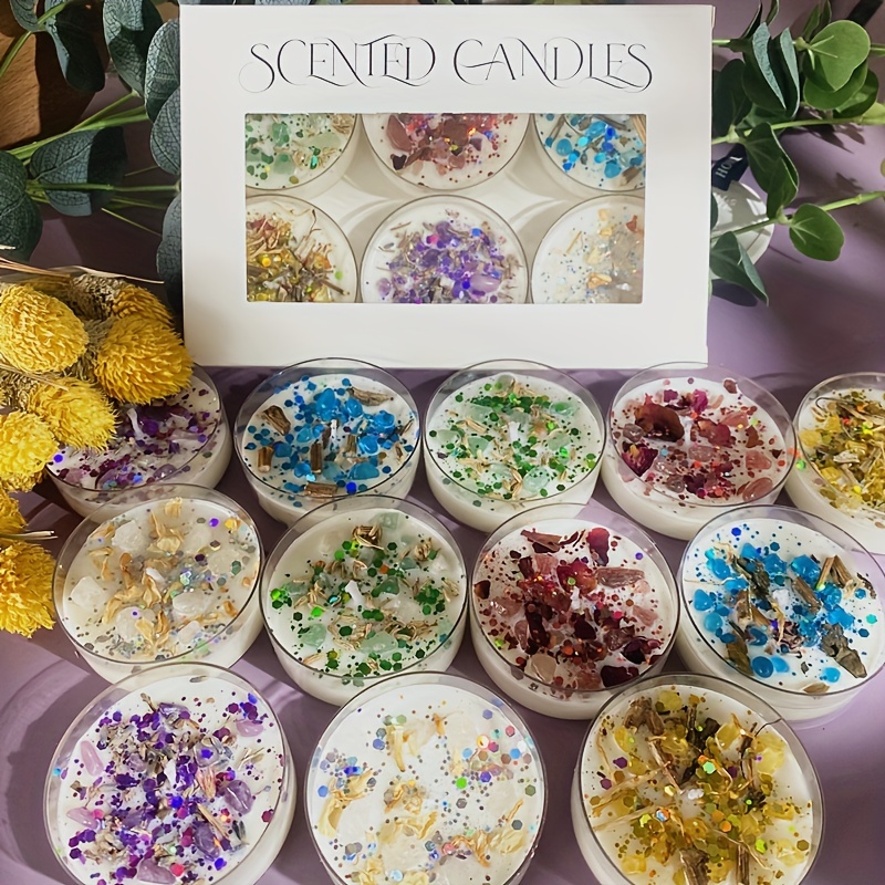 Candle Fragrance - Conjunto de 6 velas perfumadas fragrância