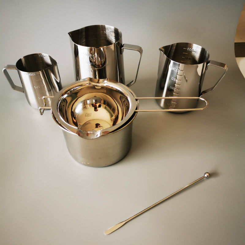 Candle Wax Scale - Copo de medição de aço inoxidável