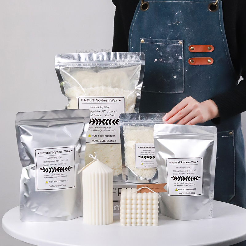 1000g 500g 250g 100g cera de s - Candle Making Kit avaliação e preço