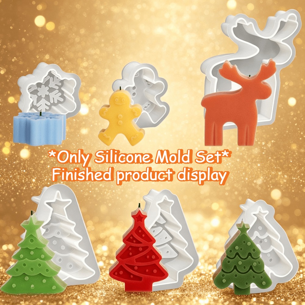 Conjunto de 6 Moldes de Silico - Silk Candle avaliação e preço