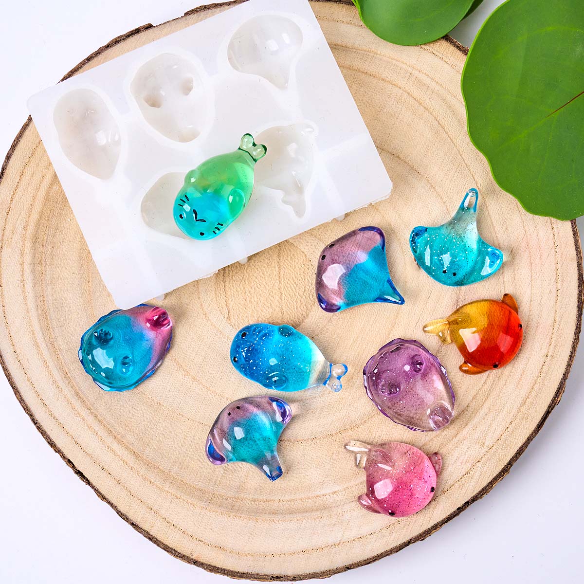 Molde de Silicone 3D de Raia M - Candle Molds avaliação e preço