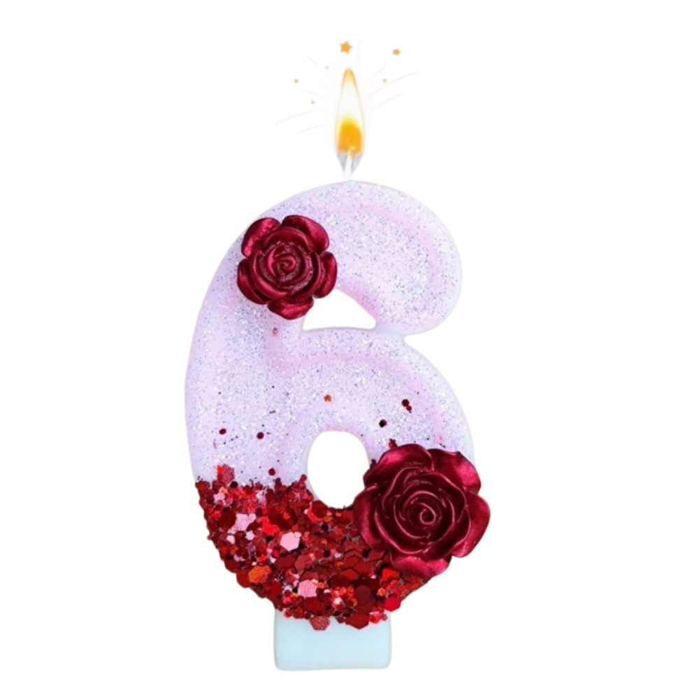 Vela de Aniversário em Forma d - Paraffin Wax avaliação e preço