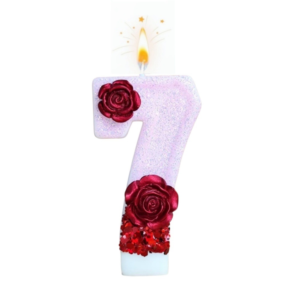 Vela de Aniversário em Forma d - Paraffin Wax avaliação e preço