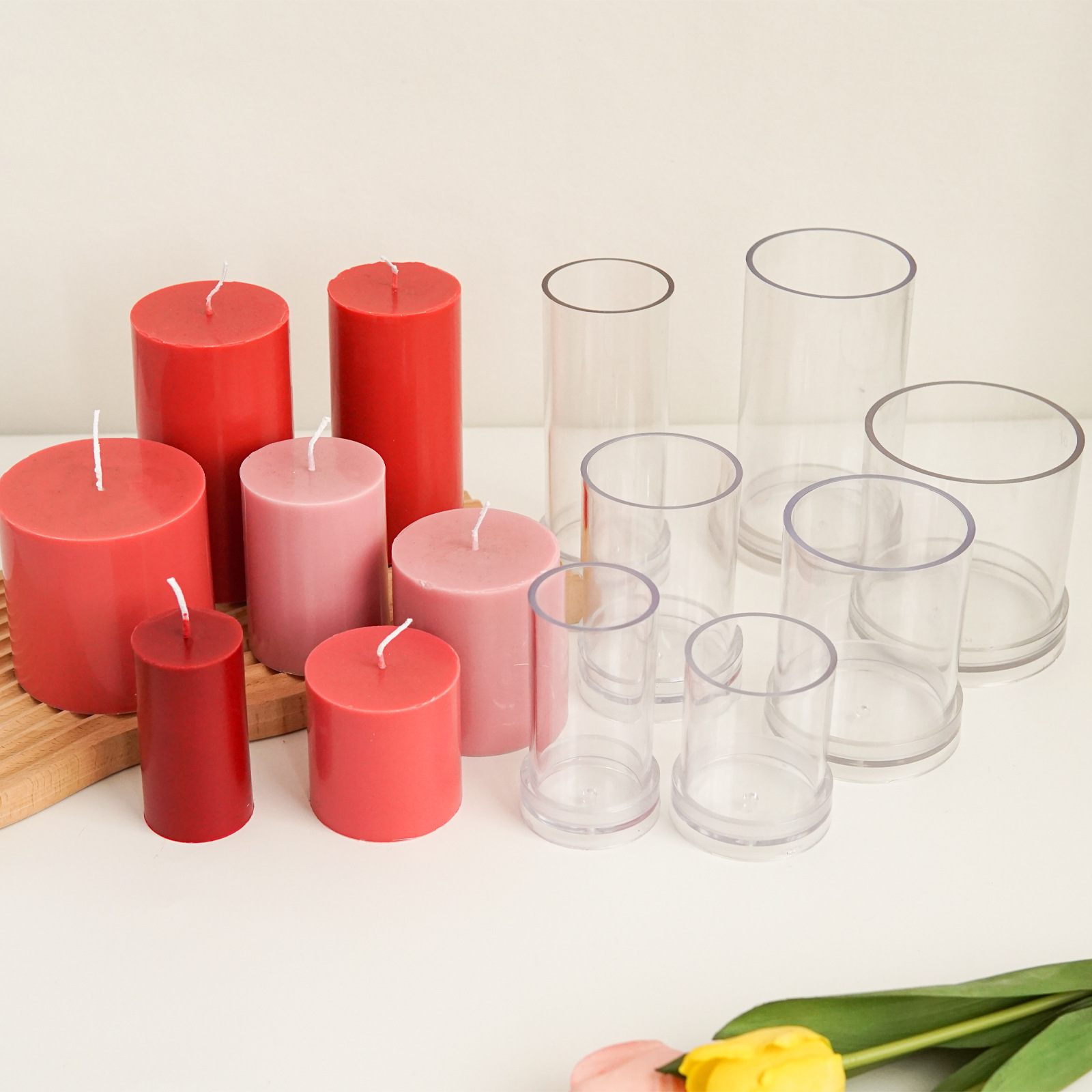 Vários moldes de vela cilíndri - Candle Making Kit avaliação e preço