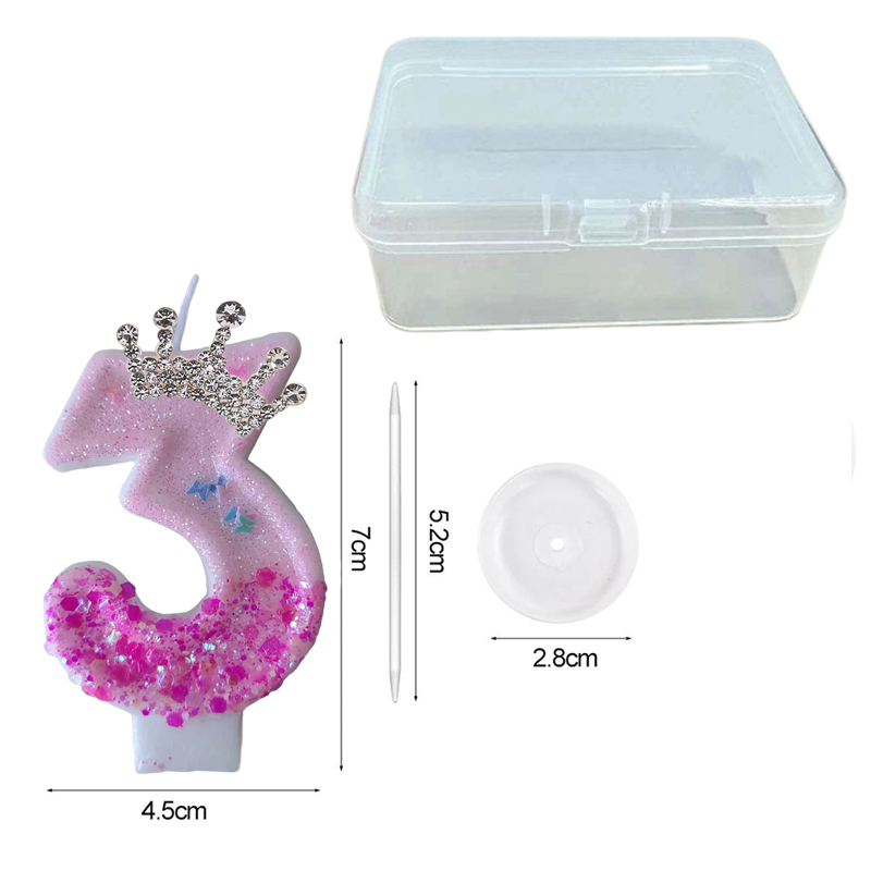 Vela de Aniversário Digital Pr - Paraffin Wax avaliação e preço