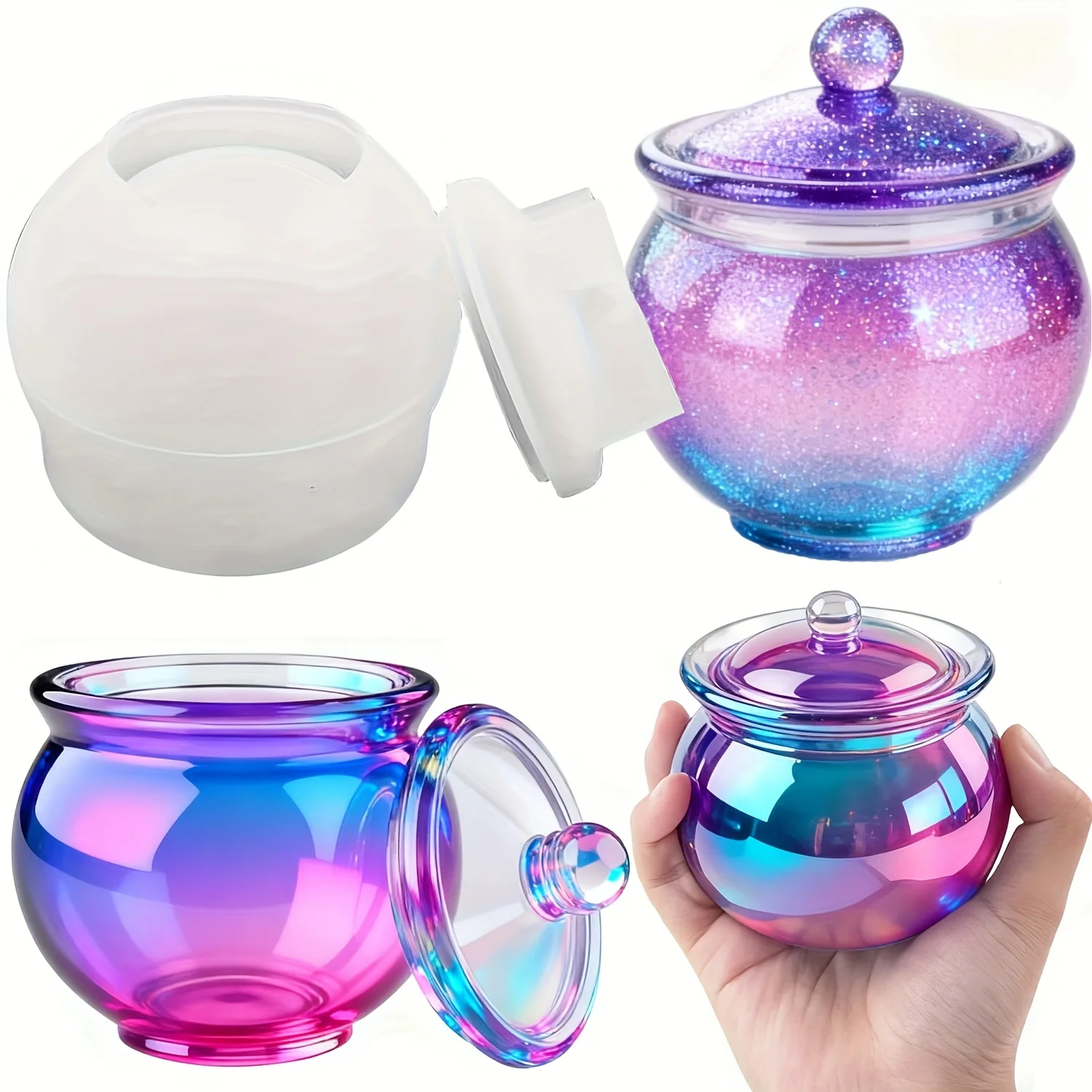 1 conjunto de moldes redondos  - Candle Containers avaliação e preço